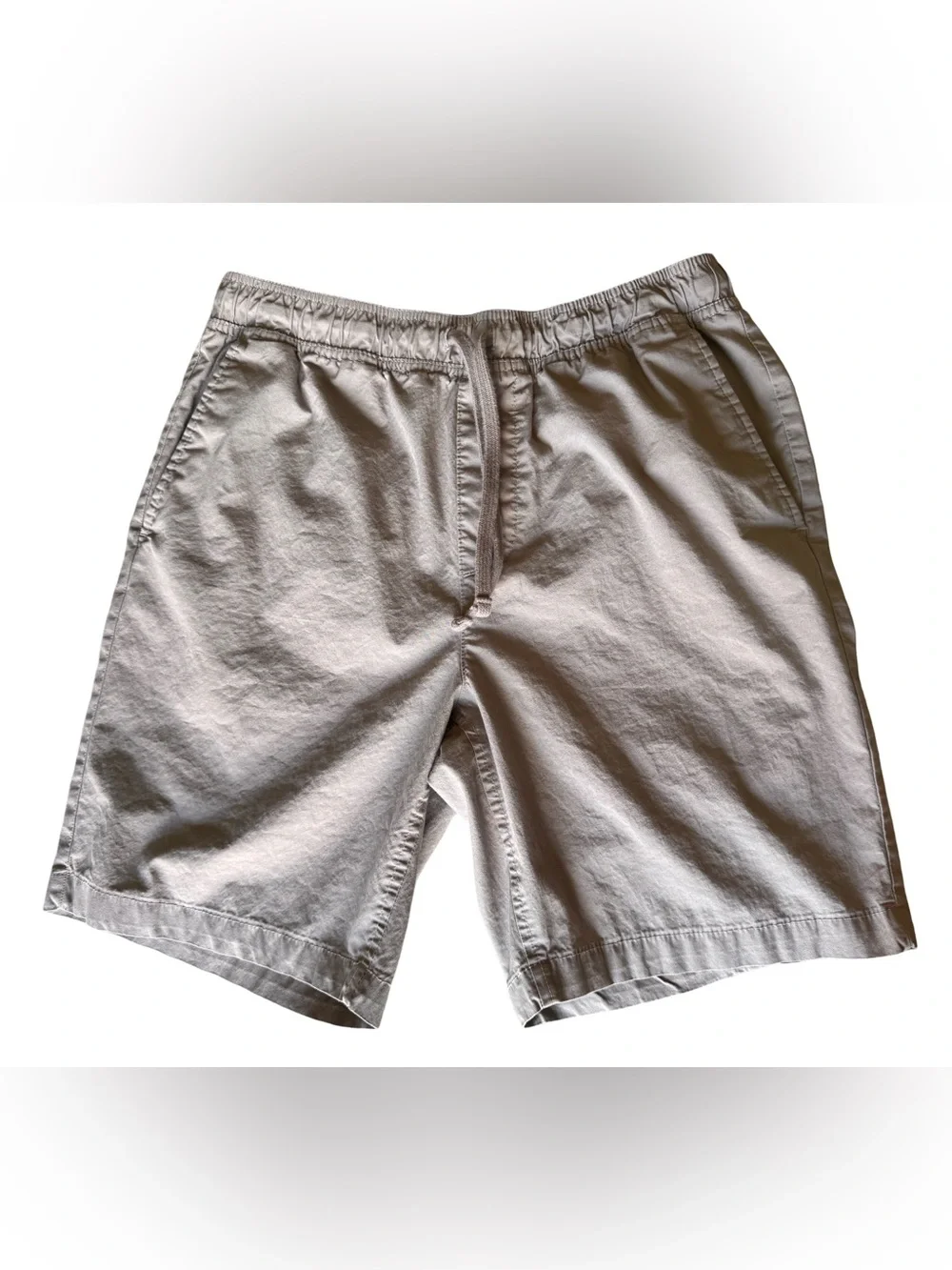 Banana Republic Organic Pull-On Shorts Men’s Medium Glacier Gray Relaxed